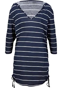 Maglia lunga copricostume con cappuccio in viscosa, bonprix
