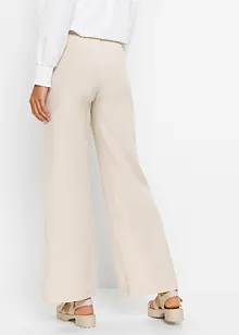 Pantaloni a palazzo in misto lino, bonprix