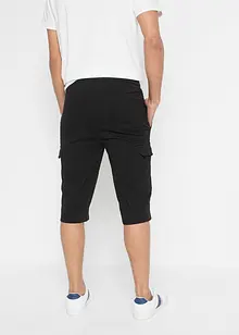 Bermuda in felpa di puro cotone biologico con tasche cargo, bonprix