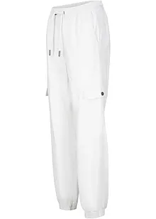 Pantaloni cargo in misto lino, bonprix