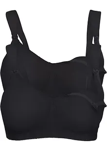 Reggiseno allattamento senza ferretto  con cotone biologico (pacco da 2), bonprix