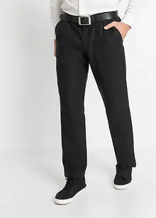 Pantaloni chino in lino con cinta confortevole regular fit straight, bonprix