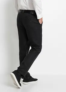 Pantaloni chino in lino con cinta confortevole regular fit straight, bonprix