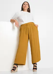 Pantaloni a palazzo in viscosa fluente, bonprix