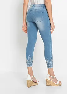 Jeans skinny con ricami, bonprix