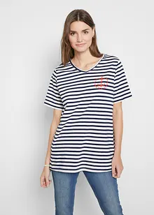 Maglia in cotone a mezze maniche, bonprix