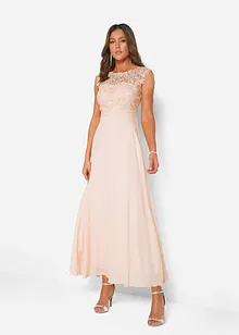 Abito da sera lungo con pizzo, bonprix