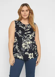 Top in viscosa con piccolo spacco alla scollatura, bonprix