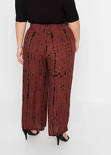 Pantaloni a palazzo con stampa batik, bonprix