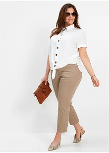 Pantaloni cropped elasticizzati, bonprix