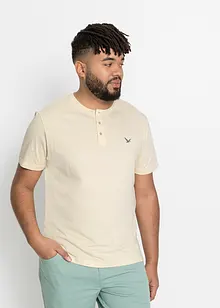 Maglia serafino in puro cotone biologico (pacco da 3), bonprix