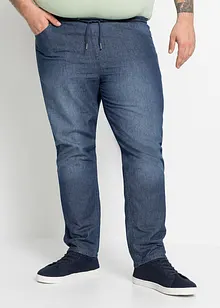 Jeans con elastico in vita in denim estivo, classic fit (pacco da 2), bonprix