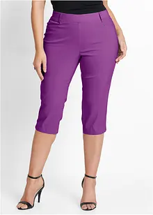 Pantaloni capri elasticizzati con elastico in vita, bonprix