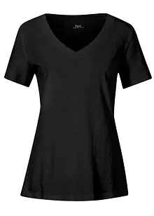 T-shirt con scollo a V, bonprix