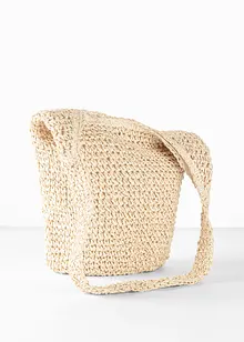 Borsa shopper di paglia, bpc bonprix collection