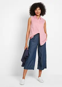 Pantaloni culotte larghi con cinta comoda in Lyocell, bonprix