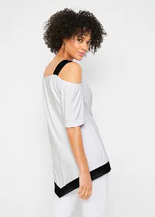 Maglia con cut-out e stampa, bonprix