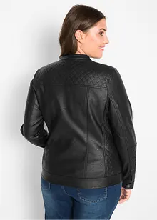 Giacca in similpelle stile biker, bonprix