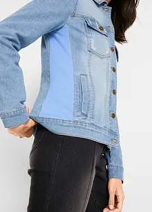 Giacca di jeans con inserti a costine, bonprix