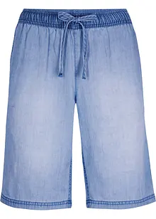 Bermuda in denim leggero con TENCEL® Lyocell e cinta comoda, bonprix