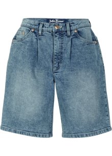Blu Shorts con risvolto Farfetch Abbigliamento Pantaloni e jeans Shorts Pantaloncini 