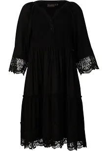 Abito chemisier con pizzo, bonprix