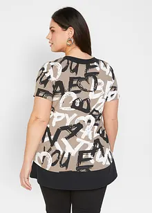 Maglia lunga a maniche corte, bonprix