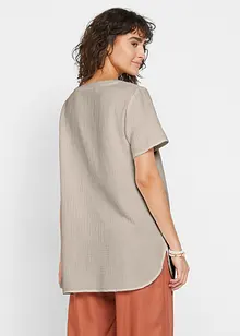 Tunica lunga in mussola di puro cotone, bonprix