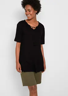 Maglia lunga in misto viscosa, bonprix