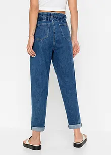 Mom jeans elasticizzati, a vita alta, bonprix