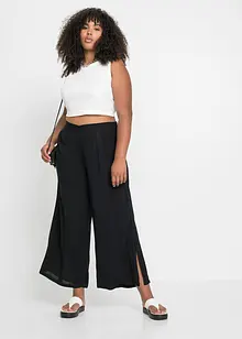 Pantaloni culotte con spacchi, bonprix