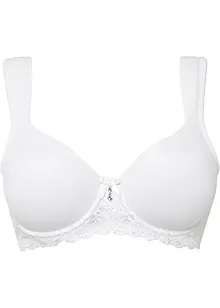 Reggiseno imbottito con ferretto e poliammide riciclata, bonprix