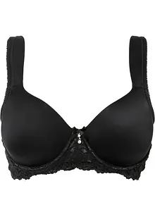 Reggiseno imbottito con ferretto e poliammide riciclata, bonprix