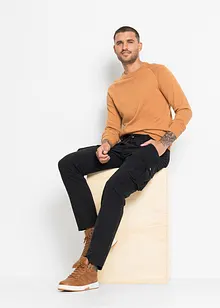 Pantaloni cargo regular fit in puro cotone, straight, bonprix