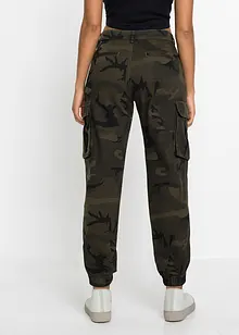 Pantaloni cargo camouflage, bonprix