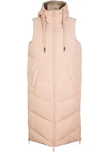 Gilet trapuntato double face in poliestere riciclato con cappuccio, bonprix