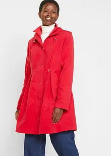 Cappotto svasato con cappuccio e pinces, bonprix