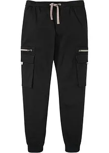 Pantaloni cargo con elastico in vita regular fit, bonprix