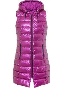 Gilet trapuntato lucido, bonprix