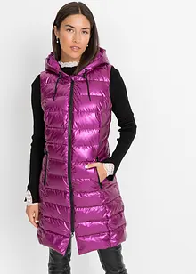 Gilet trapuntato lucido, bonprix