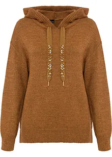 Maglione con cappuccio, bonprix