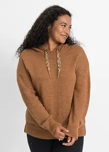 Maglione con cappuccio, bonprix