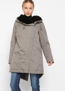 Parka tecnico con pile teddy, bonprix