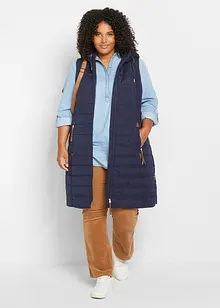 Gilet trapuntato lungo, bonprix