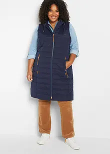 Gilet trapuntato lungo, bonprix