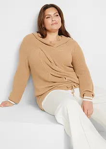 Maglione con cappuccio, bonprix