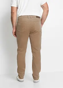 Pantaloni in velluto elasticizzato dal taglio comfort, slim fit, bonprix