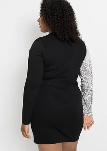 Abito midi con paillettes, bonprix