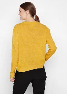 Maglione melange con scollo rotondo, bonprix