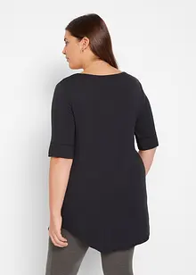 Maglia lunga in morbida viscosa, bonprix